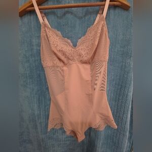Blush Beige Lace Bodysuit